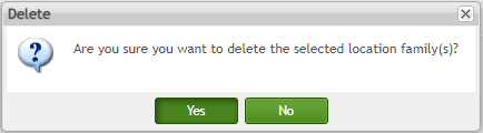 Delete Confirmation Message