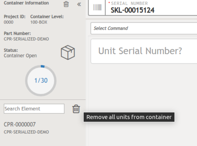 PW Remove All Units From Container