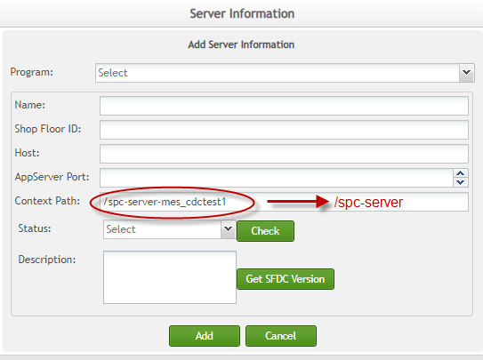 Add Server Information Fields