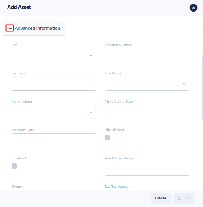 Add Asset Form (Advance Information).png