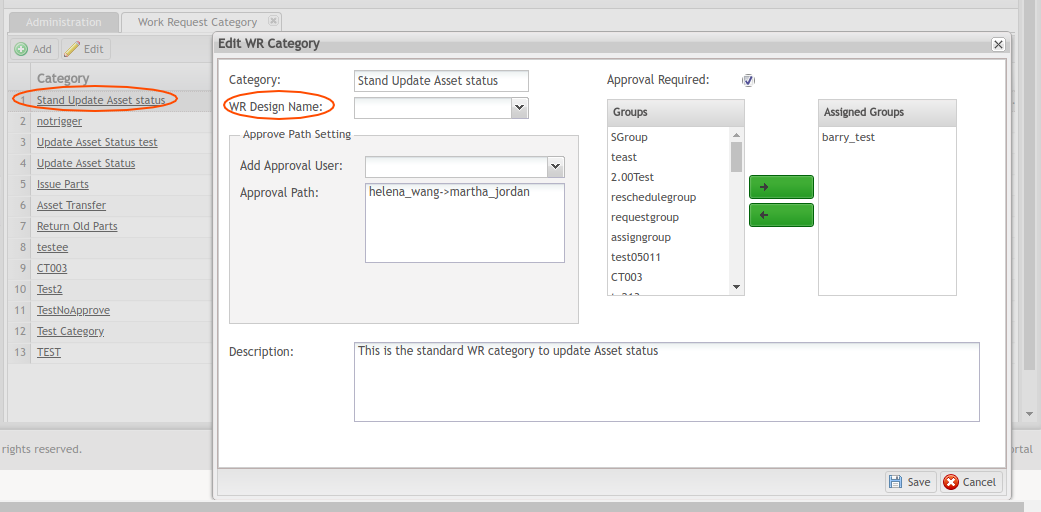 Figure 46: Standard WR Category