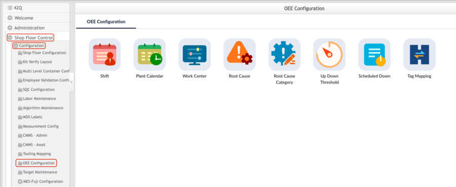 OEE Configuration Main Menu.png