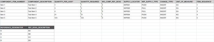 42QXEA Component Details Table.png